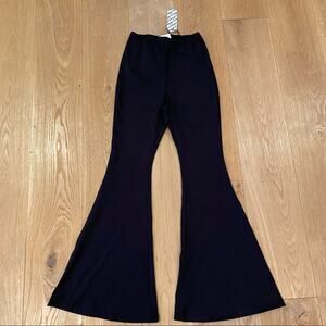 Boyed Flare Pants with Stretch in Black Size S